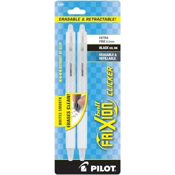 PILOT FriXion Clicker Pens - Erasable Gel Ink 0.5mm