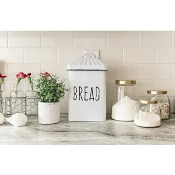 Creative Co-Op Round Glass Jars with Brass Finish Lids (Set of 3 Sizes)