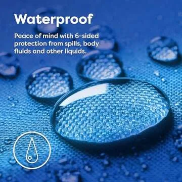 HOSPITOLOGY PRODUCTS Zippered Pillow Encasement - Sleep Defense System - Protector - Waterproof - Set of 2