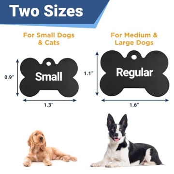 GoTags Personalized Dog Tags with Custom Engraving