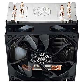 Cooler Master Hyper 212 Evo CPU Cooler (RR-212E-20PK-R2), 120mm PWM Fan, Aluminum Fins, 4 Copper Direct Contact Heat Pipes for AMD Ryzen/Intel