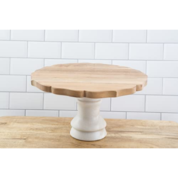 Thirstystone NMPTV127 Cake Stand - Elegant 12 Inch Brown Design
