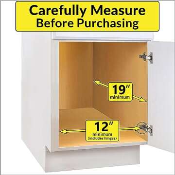 LYNK PROFESSIONAL® Pull Out Cabinet Organizer, 11" x 18" Slide Out Drawers for Kitchen Cabinets - Sliding Pull-Out Pantry Shelves – Home Shelf Organizers - Lifetime Ltd. Warranty, Chrome