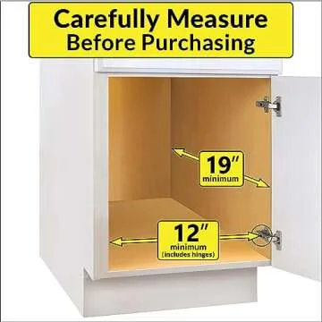 LYNK PROFESSIONAL® Pull Out Cabinet Organizer, 11" x 18" Slide Out Drawers for Kitchen Cabinets - Sliding Pull-Out Pantry Shelves – Home Shelf Organizers - Lifetime Ltd. Warranty, Chrome