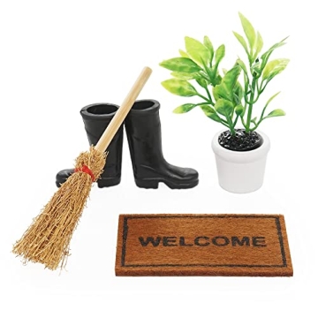 Odoria Miniature Dollhouse Accessories for Creative Play