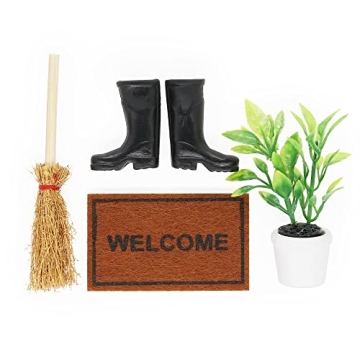 Odoria Miniature Dollhouse Accessories for Creative Play