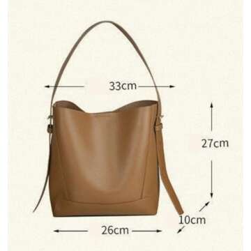 Trendy Women's Vegan Leather Tote Bag - Versatile Design