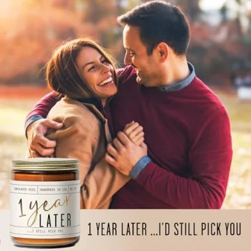 1 Year Anniversary Gift Candle - '1 Year Later'