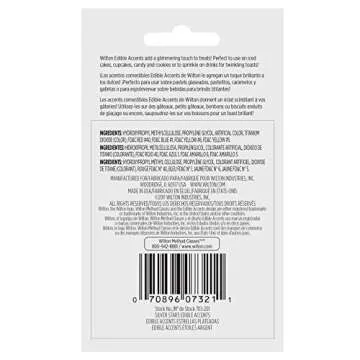 Wilton Edible Glitter Silver Stars, 0.4 oz.