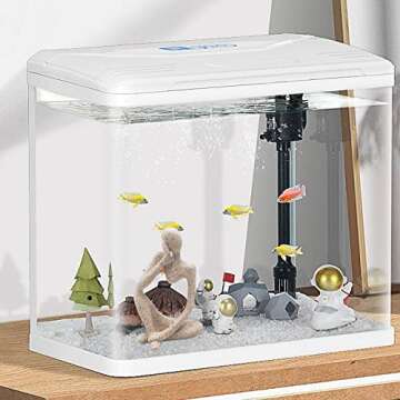 Oooct Sandstone Thinker Statue Fish Tank Decor Small Fish Aquarium Decorations Fish Tank Abstract Aesthetic Decorative Ornaments