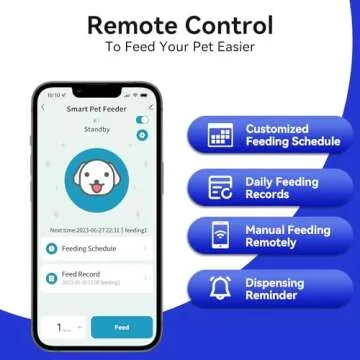 Smart Automatic Cat Feeder with WiFi and Remote Control