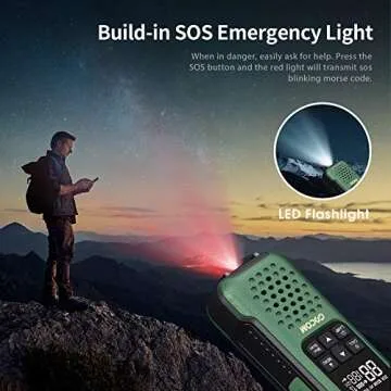 GOCOM G9 Waterproof Walkie Talkie for Outdoor Adventures