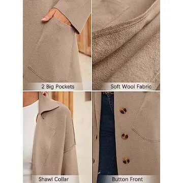 Stylish LILLUSORY Women's Cardigans for Autumn Fashion