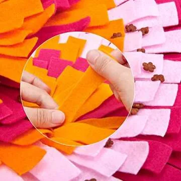 LIVACASA Snuffle Mat for Dogs Washable Pet Feeding Nosework Treats Mat Puzzle Training for Dogs Large Medium Puppies Non Slip Sniffing Slow Feeding Bowl for Cats