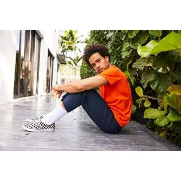 Hanes Men's Comfort Cool Crew Socks 6-Pack - FreshIQ Technology