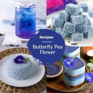 BLUE TEA - Butterfly Pea Flower Herbal Tea (1.76 Oz) | DETOX TEA | Iced Teas, Coolers, Cocktails | Caffeine Free - Gluten Free - Non-GMO | Pet Jar Pack