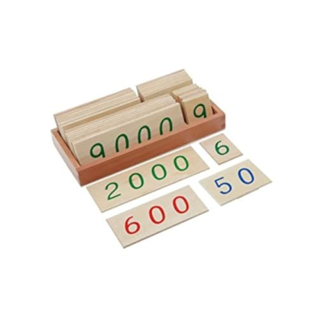 Montessori Wooden Number Cards to Boost Math Skills
