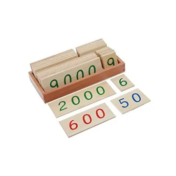 Montessori Wooden Number Cards to Boost Math Skills
