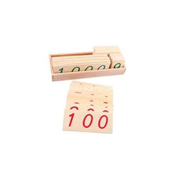 Montessori Wooden Number Cards to Boost Math Skills