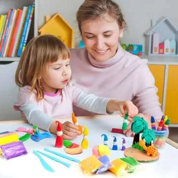 ARTPAR Air Dry Clay 90 Colors, Modeling Clay for Kids,Model Magic Clay,DIY Molding Clay Starter Kit with Sculpting Tools,Soft and Non-Sticky,Art and Crafts for Boys & Girls 3-12 Years Old.