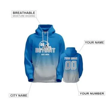 Custom Football Hoodie for Fans | Personalize Style