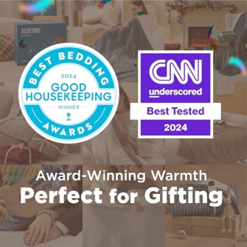 Bedsure Heated Blanket Electric Throw - Cozy Luxury for All