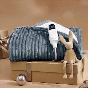 Bedsure Heated Blanket Electric Throw - Cozy Luxury for All