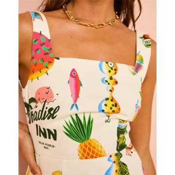 Stylish Qikaka Sleeveless Lace Up Bodycon Mini Dress