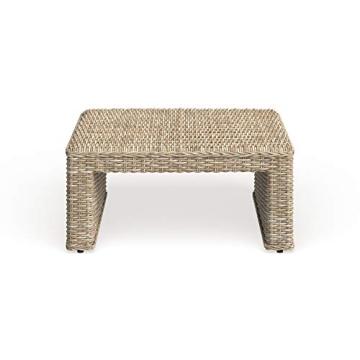 Stylish SAFAVIEH Natural Wicker Coffee Table