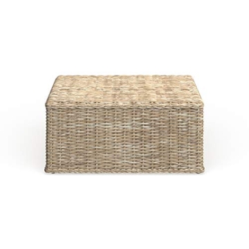 Stylish SAFAVIEH Natural Wicker Coffee Table