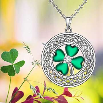 Gorgeous Shamrock Necklace for St Patricks Day Celebrations
