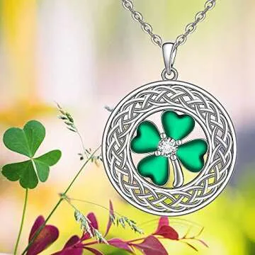 Gorgeous Shamrock Necklace for St Patricks Day Celebrations