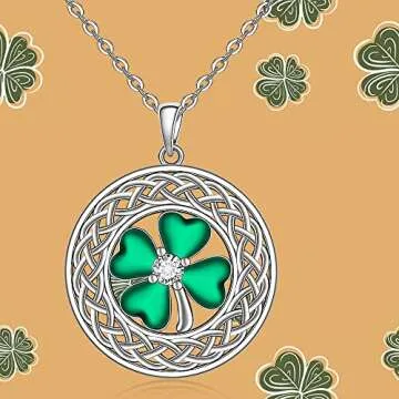 Gorgeous Shamrock Necklace for St Patricks Day Celebrations
