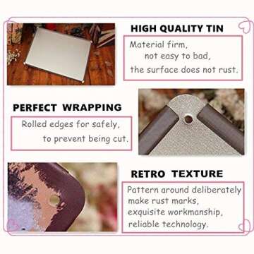 Easily Distracted by Dogs and Beer Dachshund Metal Retro Look 20X30 cm Decoration Poster Sign for Home Kitchen Bathroom Farm Garden Garage Funny Wall Decor