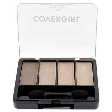 COVERGIRL - Eye Enhancers 4-Kit Eyeshadow, silky, sheer formula, double ended applicator, 100% Cruelty-free