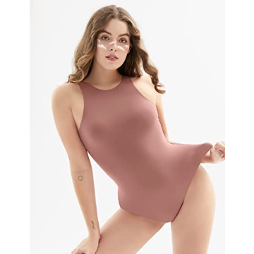 PUMIEY Smoke Cloud Bodysuit - Soft and Sexy Women’s Top