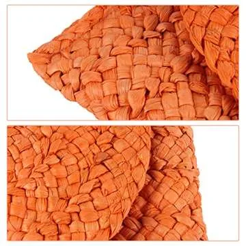 Freie Liebe Straw Clutch Purses for Women Summer Beach Bags Envelope Woven Clutch Handbags