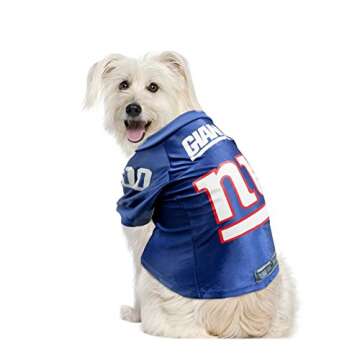 Littlearth New York Giants NFL Premium Pet Jersey