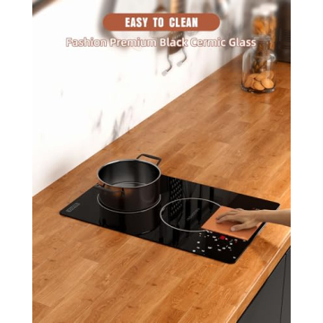 Empava 2 Burner Induction Cooktop - 12 Inch Black