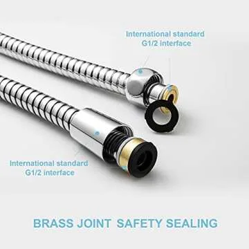 OFFO 120 Inch Kink Free Shower Hose for Easy Bathing