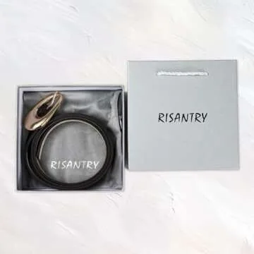 RISANTRY Genuine Leather Belt for Women - Chic and Durable