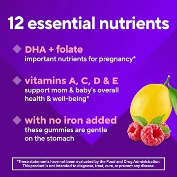 Vitafusion PreNatal Gummy Vitamins for Expecting Moms 45 Day Supply