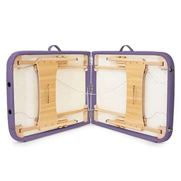 Saloniture Portable Folding Massage Table in Lavender