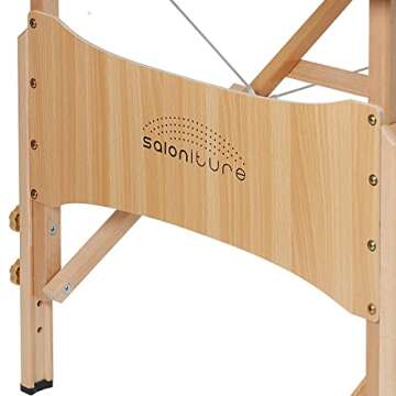 Saloniture Portable Folding Massage Table in Lavender