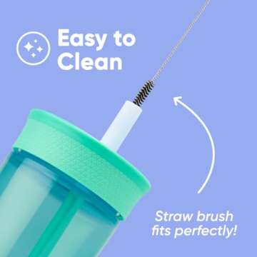 Owala Kids Insulated Tumbler with Spill-Resistant Straw