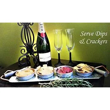 Galrose Appetizer Tray with Snack Bowls – Elegant Serveware