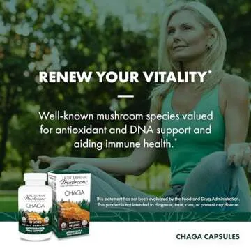 Host Defense Chaga Capsules - Immune Support Supplement