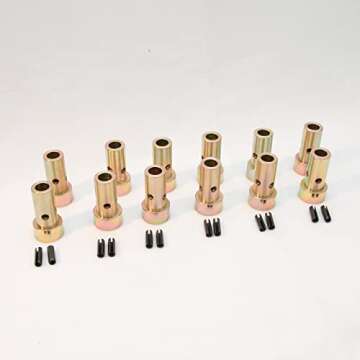 6 Pair! Cat 1 Quick Hitch Adapter Bushings, Category I, Tooltuff, Bushing Set