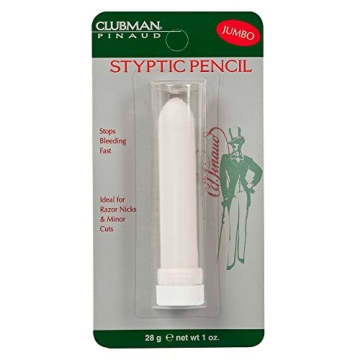 Clubman Jumbo Styptic Pencil for Quick Cut Relief