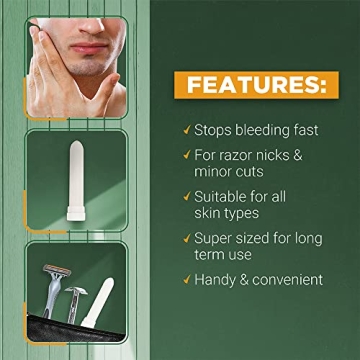 Clubman Jumbo Styptic Pencil for Quick Cut Relief